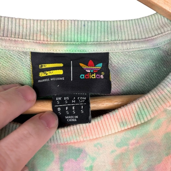 Adidas x Pharrell Williams HU Holi Oversized Crewneck Sweatshirt – Sz S - Picture 4 of 14
